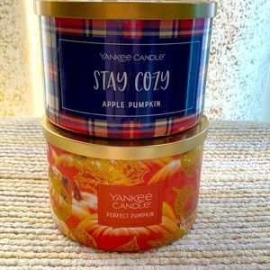 Yankee candle, perfect, pumpkin and apple pumpkin bundle